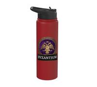 Byzantine Empire Symbol of Constantinople Byzantine Emperors Stainless Steel Insulated Water Bottle