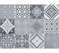 Byzantium 22.3x22.3cm matt Porcelain Decorative/Picture/Pattern/Design Spanish Wall and Floor Tiles (Box of 8 Tiles) for splashback Above Sink/Shelf or Indoor/Outdoor Step