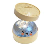 Byzieir 2 Pieces Colorful Dumpling Squishy Glitter, 8.5x6cm Glitter Dumpling Toy, Jumbo Dumplings Squishy Toy With Box, Rainbow Dumplings Stress Ball, Soft Squeeze Buns Stress Toys For Men Women