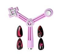 Byzieir Magnetic Nail Tool,Non Slip Adjustable Triangular | DIY Nail Tools for Manicure - for Indoor Outdoor Apartment Travel Beauty Daily Dating Women Adults Beginners Experts