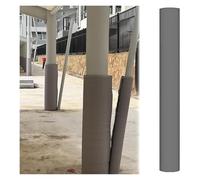 BYZOMU All-Weather Basketball Hoop Post Padding, Removable Basement Pole Wrap Column Foam For Player/Kids Protection, Fits 4" 5" 6" 8" Dia Round Poles(Gray,Dia 8 7/10inch)
