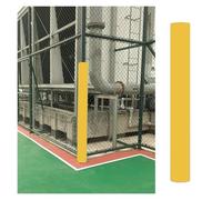 BYZOMU Basketball Hoop Padding For Pole Outdoor, Customizable Poles Padding Wrap Around, Outdoor & Indoor Pole Foam Padding For Dia 4 5 6 8 IN Post, Black Blue Green Yellow(Yellow,Dia (8 7/10in))