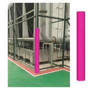 BYZOMU Basketball Hoop Padding For Pole Outdoor, Customizable Poles Padding Wrap Around, Outdoor & Indoor Pole Foam Padding For Dia 4 5 6 8 IN Post, Black Blue Green Yellow(Pink,Dia (8 7/10in))