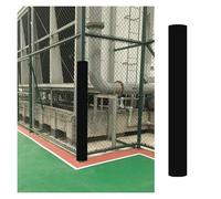 BYZOMU Basketball Hoop Padding For Pole Outdoor, Customizable Poles Padding Wrap Around, Outdoor & Indoor Pole Foam Padding For Dia 4 5 6 8 IN Post, Black Blue Green Yellow(Black,Dia (8 7/10in))