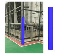BYZOMU Basketball Hoop Padding For Pole Outdoor, Customizable Poles Padding Wrap Around, Outdoor & Indoor Pole Foam Padding For Dia 4 5 6 8 IN Post, Black Blue Green Yellow(Blue,Dia (8 7/10in))