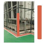 BYZOMU Basketball Hoop Padding For Pole Outdoor, Customizable Poles Padding Wrap Around, Outdoor & Indoor Pole Foam Padding For Dia 4 5 6 8 IN Post, Black Blue Green Yellow(Orange,Dia (8 7/10in))