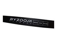 BYZOOM FITNESS Power Resistant Band - Medium 51 lbs/Black, Heavy Duty Resistance Band for Pull Up Assistance, Powerlifting & Mobility, Snap-Resistant Natural Rubber Exercise Band for Home Gym