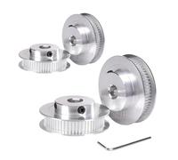 BZ 3D GT2 Pulley 80 Teeth 8mm bore 6mm Width Timing Belt Pulley Aluminum 80T Pulley Wheel for 6mm Width GT2 Timing Belt for 3D Printer,CNC (4pcs)