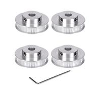 BZ 3D GT2 Timing Pulley 60 Teeth 8mm Bore 6mm Width Timing Belt Pulley Aluminum for 6mm Width GT2 Timing Belt for 3D Printer,CNC.(Pack of 4pcs)
