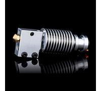 BZ 3D V6 Volcano All Metal Hotend High Flow,Volcano Brass Nozzle 0.4mm,Titanium Alloy Heatbreak,Heater Block Aluminum for V6 Volcano Hotend Kit,Titan,Dual Drive Extruder.