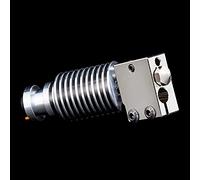 BZ 3D V6 Volcano All Metal Plated Copper Hotend High Flow,Volcano Plated Coppe 0.4mm,Heater Block,Titanium Alloy Heatbreak for V6 Volcano Hotend Kit,Titan,Dual Drive Extruder.