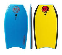 BZ Bodyboards Boogie Board Advantage EPS Core, HDPE Slick, Crescent Tail, Graphic Slick, Includes Leash for Men, Women, Kids - Durable, Surfing Waves Ocean Summer Fun Beach Water Body Board