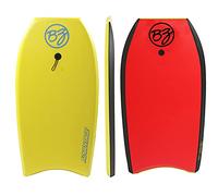 BZ Bodyboards Boogie Board Advantage EPS Core, HDPE Slick, Crescent Tail, Graphic Slick, Includes Leash for Men, Women, Kids - Durable, Surfing Waves Ocean Summer Fun Beach Water Body Board