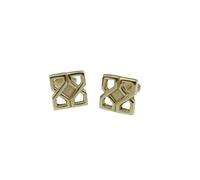 BZ Celtic Design 8th Wedding Anniversary Solid Bronze Cufflinks (tg004-b)