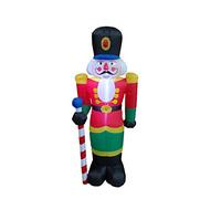 BZB Goods 6 Foot Tall Lighted Christmas Inflatable Nutcracker Indoor Outdoor Yard Art Decoration