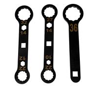 BZBMGMO Combo Axle Wrench and Rear Wheel Axle Torque Wrench Hand Tools kit,3 Pieces (10mm x 14mm x 22mm*27mm,12mm x 14mm x 22mm*32mm and 36mm),Tolerance ±0.1
