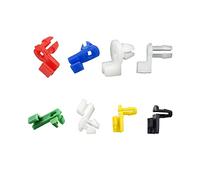 bzcemind 16Pieces Auto Plastic Door Round head Lock Rod Clip Retainers，8 varieties, each of the two,A5-16PCS