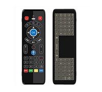 bzcemind Backlights Touch pad game Mini Keyboard for Voice Remote Gyro scope 2.4G IR LED light for TV Box Smart TV,with Voice