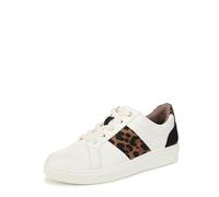 Bzees For Lifestride Women's Happy Friday Sneaker, White/Leopard, 5 UK
