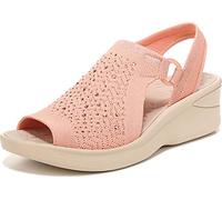 BZees Women Star Bright Sandal Peach Medium UK 7