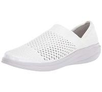 BZees Women's Charlie Slip-ons Loafer, White, 9 UK