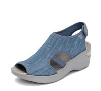 BZees Women's Dream Sandal, Denim, 6 UK