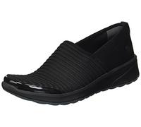 BZees Women's Glee Sneaker, Black Ribber Knit, 6 UK