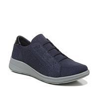 BZees Women's, Golden Knit Sneaker, Blue Metallic, 9 UK