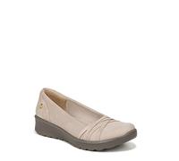 BZees Women's Goody Slip-ons Loafer, Beige, 4 UK