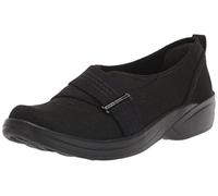 BZees Women's, Niche III Slip-On, Black Knit, 4 UK