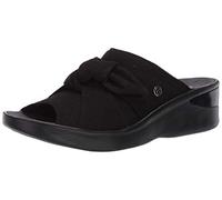 BZees Women's Smile Sandal, Black, 5.5 UK