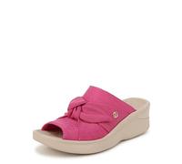 BZees Women's Smile Slide Sandal, Paradise Pink Cheetah, 8 UK