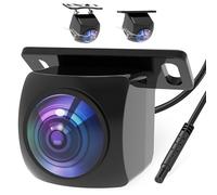 Bzgnl AHD 1080P Rear View Camera for Car, 170 Degree Wide Angle Reversing License Plate, IP69K Waterproof Camera, Clear Night Vision, Rear View Camera for Car, Vehicle, SUV, RV