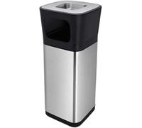 BZGPMFUD Ashtray Standing Large Trash Bin Standing Cigarette Stainless Steel Vertical 15l20l25l30l Garbage Soot Column(30L)