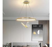 BZGPMFUD Chandelier Shine Crystal Butterfly Lightd Metal Living Room Bedroom Cbar Decor Hanging Lamp Lighting(60Cm)