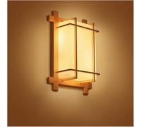 BZGPMFUD Chandelier Wall Lamp Led Solid Wood Light Bedroom Bedside Mount Sconce Fixture Japanese Korean Style Lantern Restaurant Lighting Pendant Oldsix