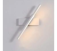 BZGPMFUD Wall Lamps Sconces 6w LED Wall Sconce Modern Indoor Wall Light Aluminum Flush Mount Bedside Lights Compatible with Bedroom Living Room Corridor(White 3000k)
