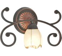 BZGPMFUD Wall Lamps Sconces European Wall Light American Vintage Wall Lights Red-Bronzy Finish Wall Hanging Sconce Mirror Front Lamp Mirror Light(L30cm)