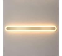 BZGPMFUD Wall Lamps Sconces Gold Wall Mounted Light Long Strip Wall Sconces Simple LED Wall Lantern Living Room Bedroom Ceiling Lamp Dresser Lamp(White Light,100CM)
