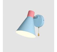 BZGPMFUD Wall Lamps Sconces Modern Metal Wall Sconce Lamp Wall Light with Pull Cord Switch Simple Reading Lights Compatible with Bedroom Bedside Study Living Room