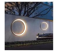 BZGPMFUD Wall Lamps Sconces Outdoor LED Wall Lamp LED Crescent Moon Wall Light 20W Exterior IP65 Waterproof Wall Sconce Light Fixture 3000K Warm White Decorative Wall Lantern for,