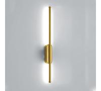BZGPMFUD Wall Lamps Sconces Ultra-Thin Metal Strip Wall Light Withden Finish Aluminum Long Tube Wall Sconces with Acrylic Shade Led Linear Long(White Light,100Cm)