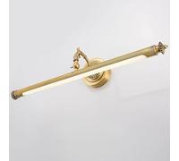BZGPMFUD Wall Lamps Sconces Wall Light LED Brass Mirror Light Bathroom Mirror Lamp 7W Makeup Lighting Fitting Copper Mirror Front Lights