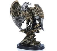 BZHIB Collectible Eagle Frgurine,Resin Statue For Office Decor,Home Decor,Vivid Lifelike Carvings,Best Gift For The Man B