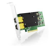 BZIZU 10gb Dual RJ45 Network Card, PCIe Ethernet LAN NIC Adapter with Intel X540 Controller for Windows/Linux/ESX Servers, Compare to Intel X540-T2