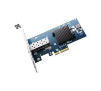BZIZU 10Gb PCIe NIC Network Card, Intel 82599EN SFP+, X520-DA1 Compatible | Single-port 10GbE adapter for NAS and servers, any-vendor DAC or fiber optics, x4 or x8 slot, low and full-height brackets