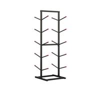 BZJPRFC 4/5/6/7-Layer Skateboard Rack Floor Stand,Surfboard/Skiboard Display Rack,Double-sided Sports Equipment Shelf,for Homes Garages Clubs Skate Shops(Black,110x45x37cm)
