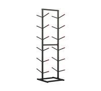 BZJPRFC 4/5/6/7-Layer Skateboard Rack Floor Stand,Surfboard/Skiboard Display Rack,Double-sided Sports Equipment Shelf,for Homes Garages Clubs Skate Shops(Black,130x45x37cm)