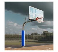 BZJPRFC 5.9Ft Tall Basketball Pole Padding,Outdoor Round Post Wraps,Safety Pole Padding Attachment,Applicable To Circumference 14.1"-27.2" Pillar(Blue,Diameter 4.5inch)