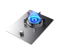 BZJPRFC Gas Stove 1 Burner,5.5KW High-fire Gas Cooker,Gas/LP Gas Conversion Stove,Stainless Steel Indoor Regulators,with Flameout Protection,for Home Kitchen(NG)